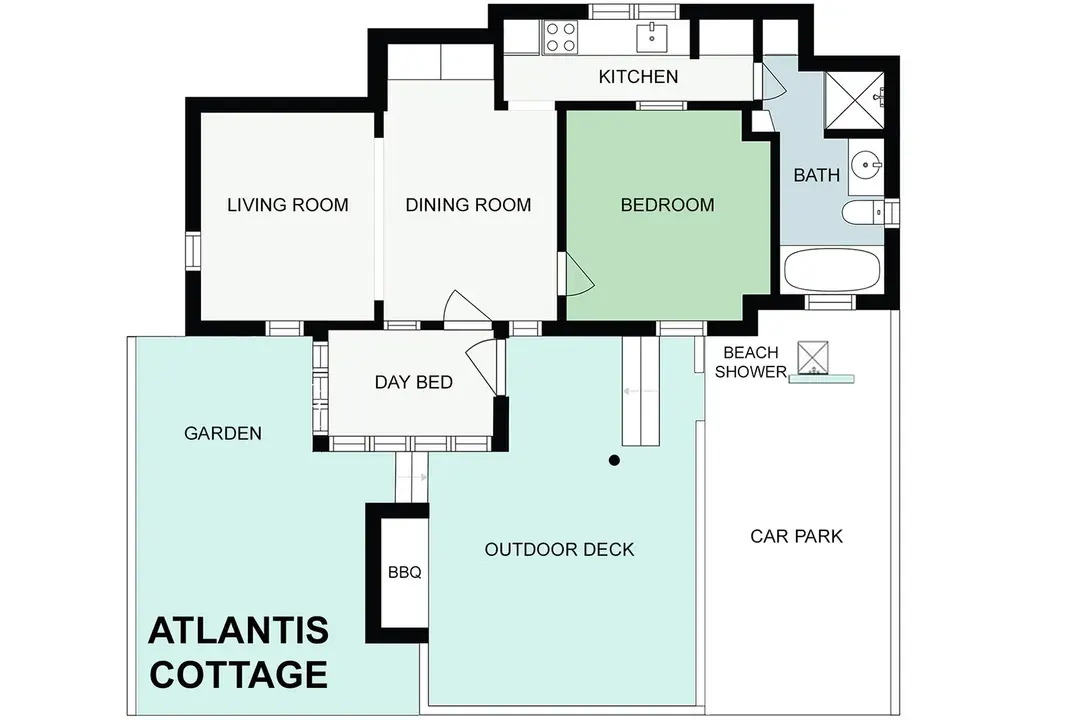 Atlantis Cottage floorplan