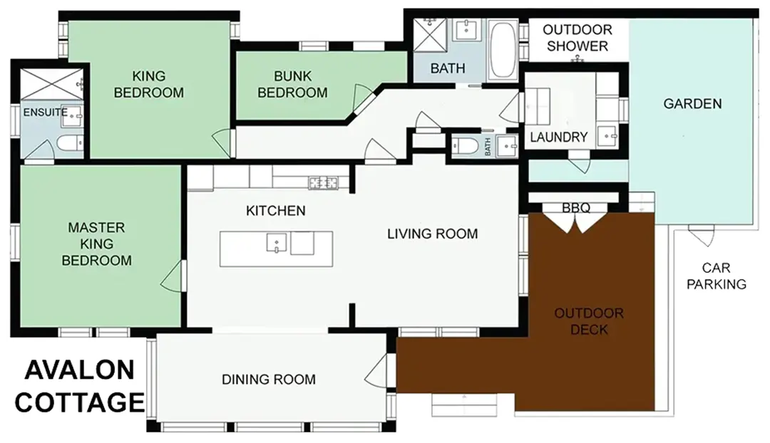 Avalon Cottage floor plan